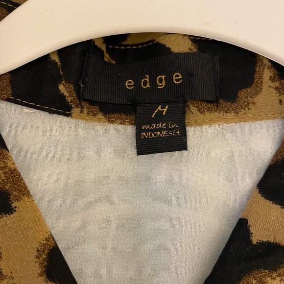 Sheer White Leopard Print Tank - Picture 2 of 3